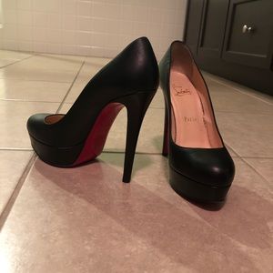 Black Christian louboutin heels